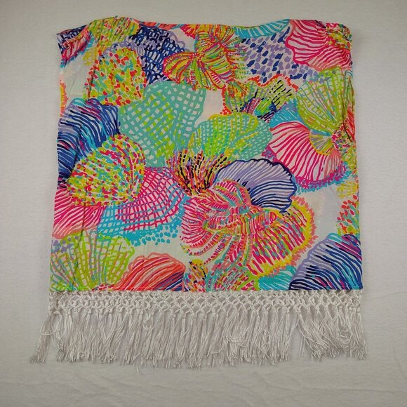 Lilly Pulitzer Jasmine Caftan Womens Xs/Small Roar of the Sea Cover Up - Picture 3 of 9